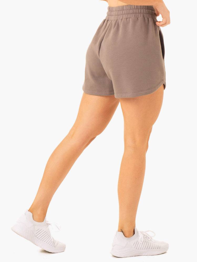 Women's Ryderwear Women Shorts Sideline Track Shorts Taupe | NZ1958AP