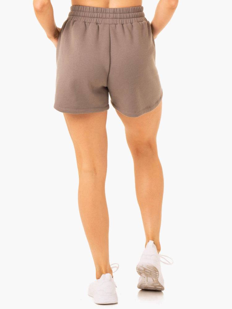 Women's Ryderwear Women Shorts Sideline Track Shorts Taupe | NZ1958AP