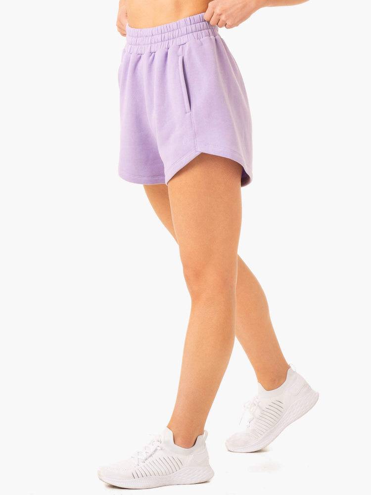 Women's Ryderwear Women Shorts Sideline Track Shorts Lilac | NZ2070LH