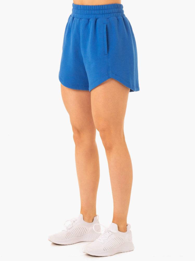 Women's Ryderwear Women Shorts Sideline Track Shorts Cobalt Blue | NZ2093HK