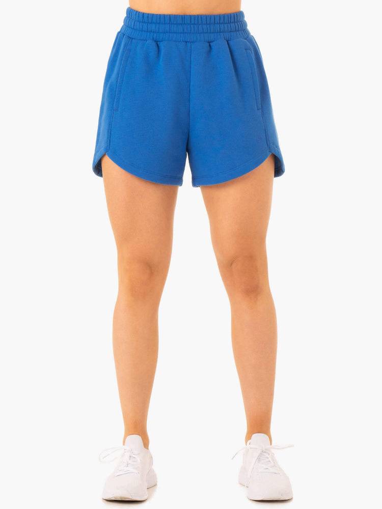 Women\'s Ryderwear Women Shorts Sideline Track Shorts Cobalt Blue | NZ2093HK