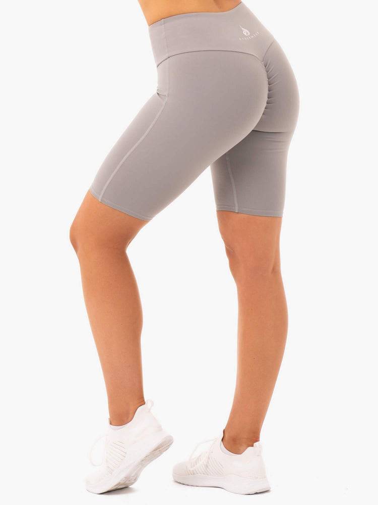 Women's Ryderwear Women Shorts Staples Bike Shorts Grey | NZ2117FM