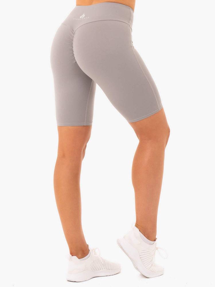 Women's Ryderwear Women Shorts Staples Bike Shorts Grey | NZ2117FM