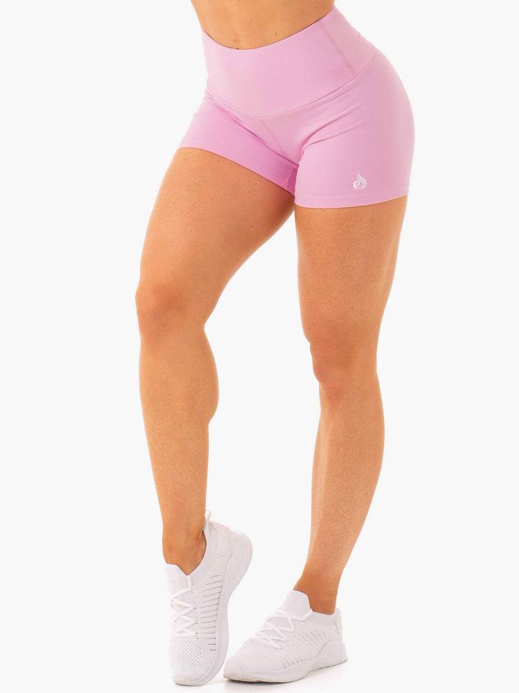 Women\'s Ryderwear Women Shorts Staples Scrunch Bum Booty Shorts Pink | NZ1999MA