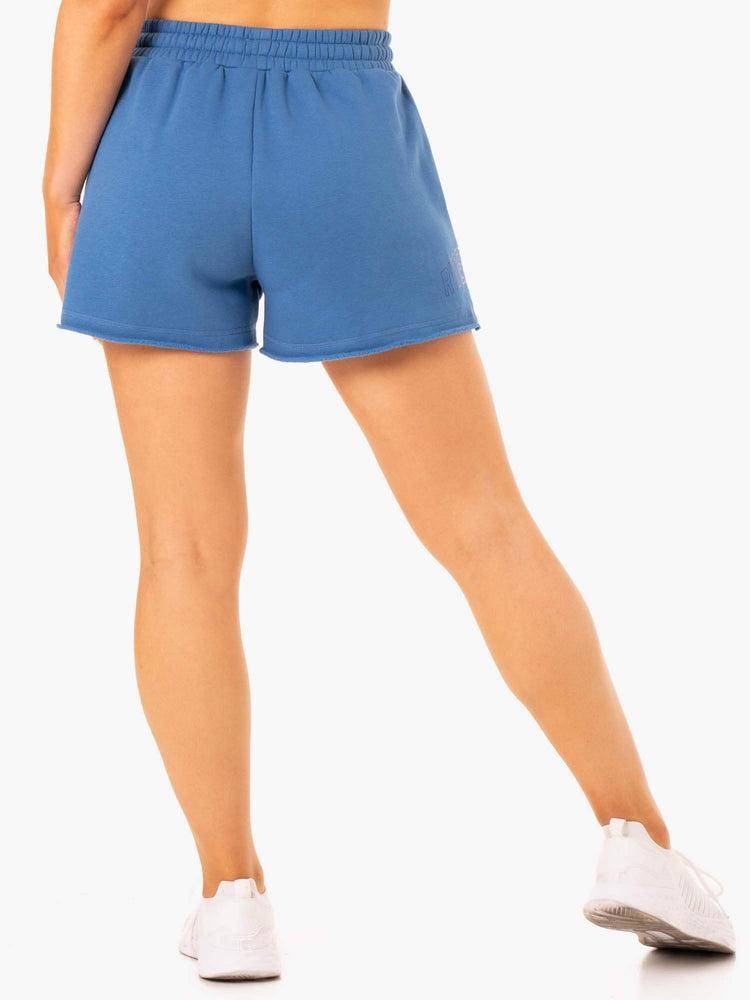 Women's Ryderwear Women Shorts Ultimate Longline Track Shorts Blue | NZ2097ZG