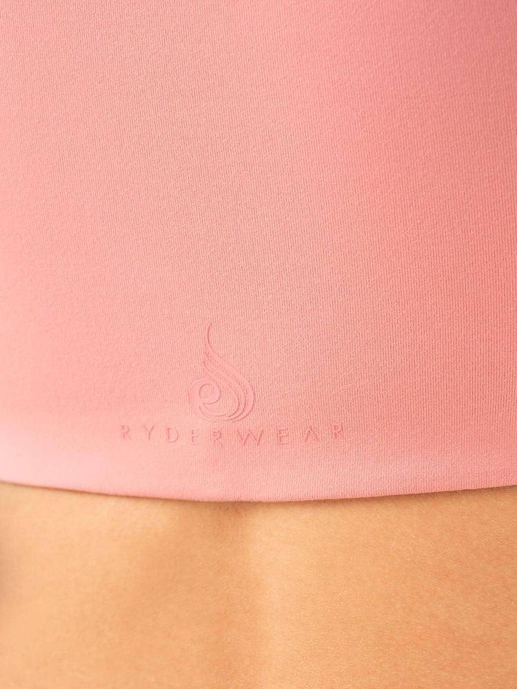 Women's Ryderwear Women Sports Bra Adapt One Shoulder Sports Bra Blush Pink | NZ2352MA