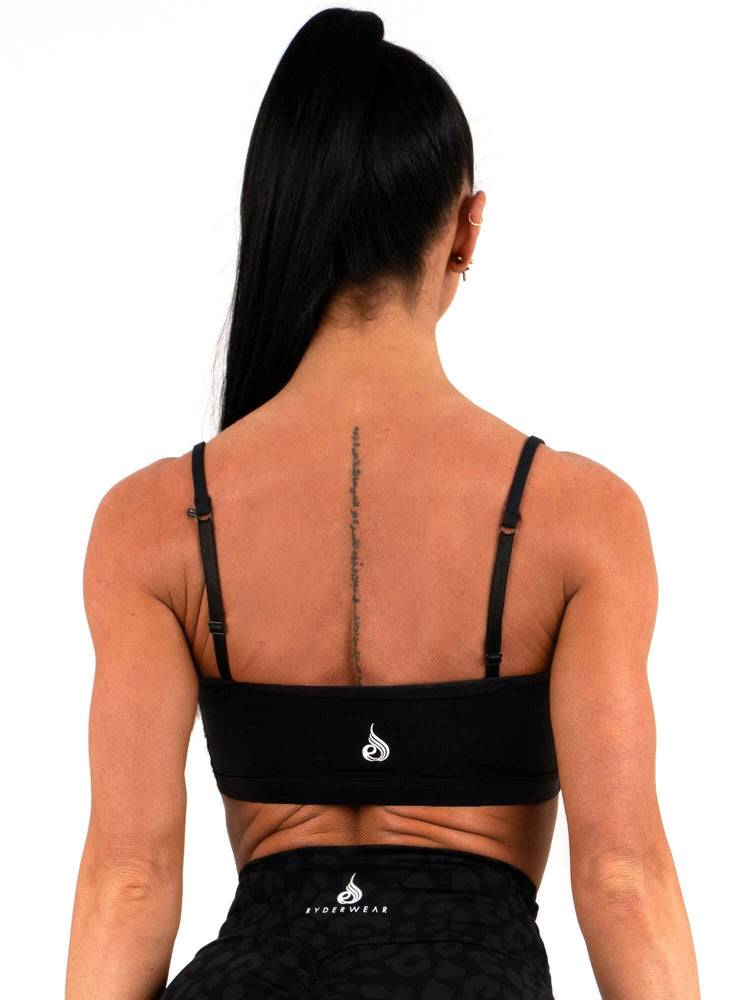 Women's Ryderwear Women Sports Bra Animal Sports Bra Black | NZ2493GL