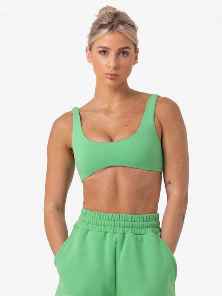 Women\'s Ryderwear Women Sports Bra Elevate Lounge Sports Bra Green | NZ2260QZ