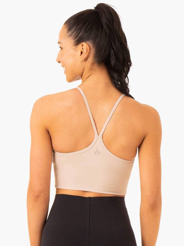 Women's Ryderwear Women Sports Bra Embody Compression Tank Sports Bra Mushroom | NZ2226LH