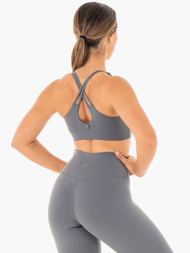 Women's Ryderwear Women Sports Bra Motion Sports Bra Charcoal | NZ2464KI