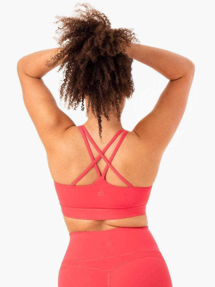 Women's Ryderwear Women Sports Bra NKD Align Sports Bra Watermelon | NZ2389GL