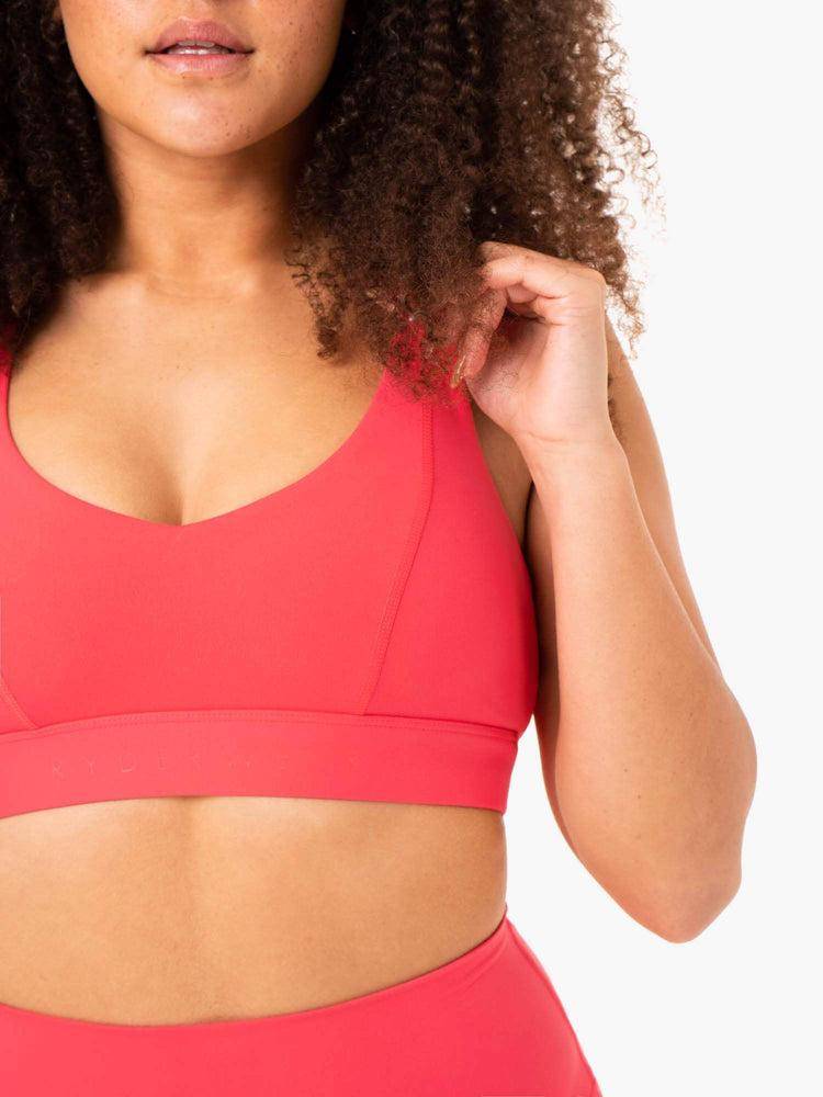 Women's Ryderwear Women Sports Bra NKD Align Sports Bra Watermelon | NZ2389GL