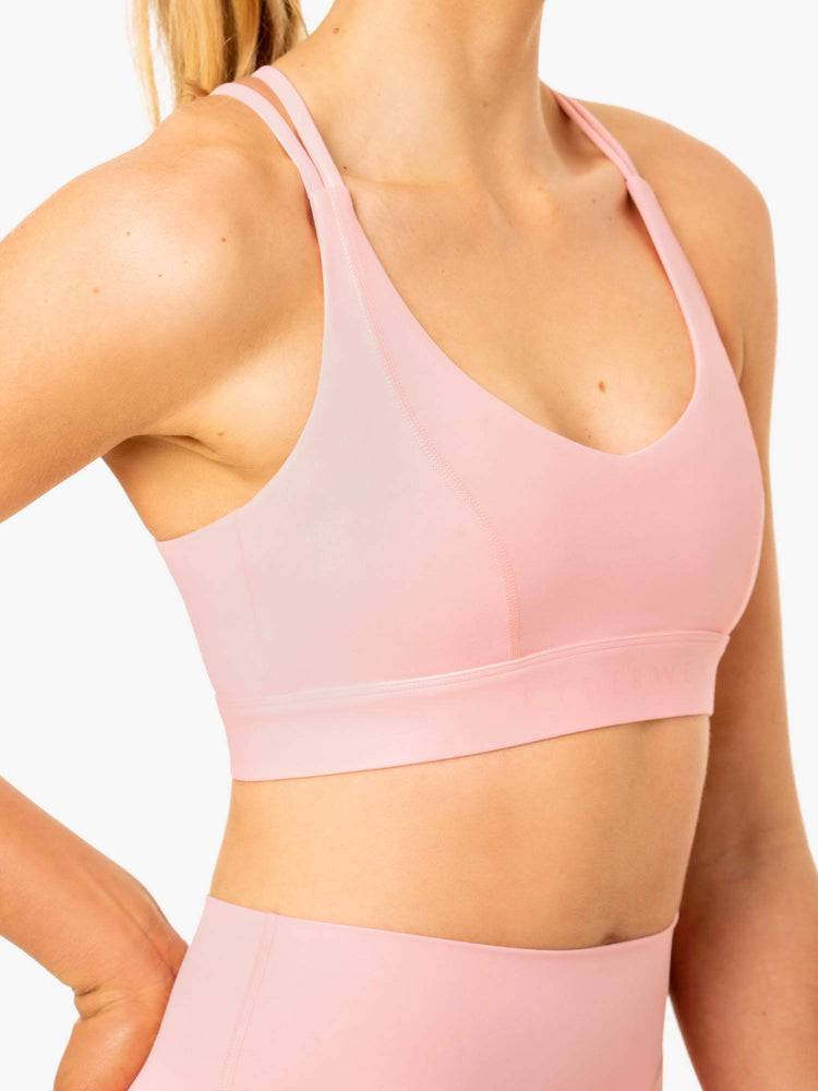 Women's Ryderwear Women Sports Bra NKD Align Sports Bra Pink | NZ2436ZG