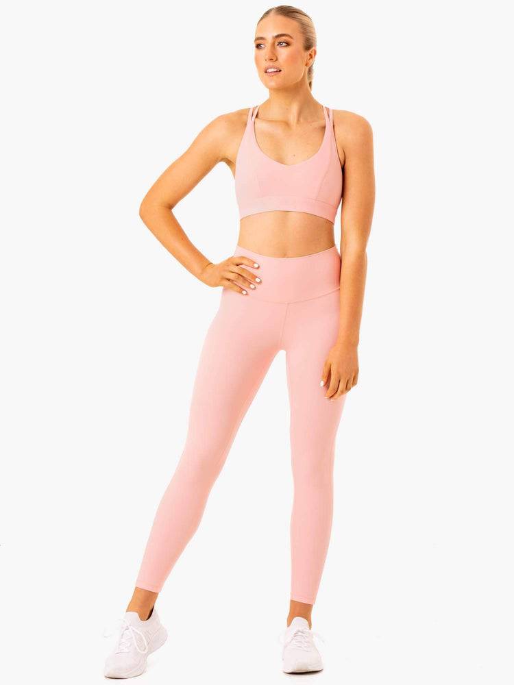 Women's Ryderwear Women Sports Bra NKD Align Sports Bra Pink | NZ2436ZG