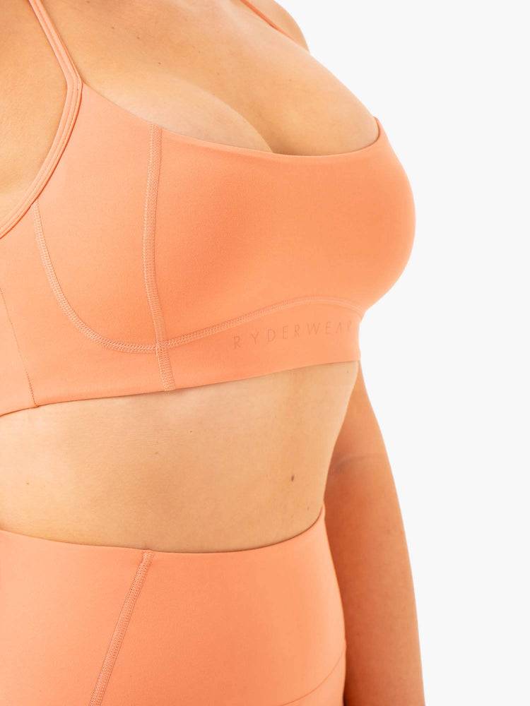 Women's Ryderwear Women Sports Bra NKD Frame Sports Bra Terracotta | NZ2236EX