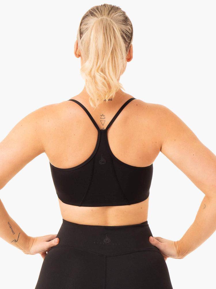 Women's Ryderwear Women Sports Bra NKD Frame Sports Bra Black | NZ2356CE