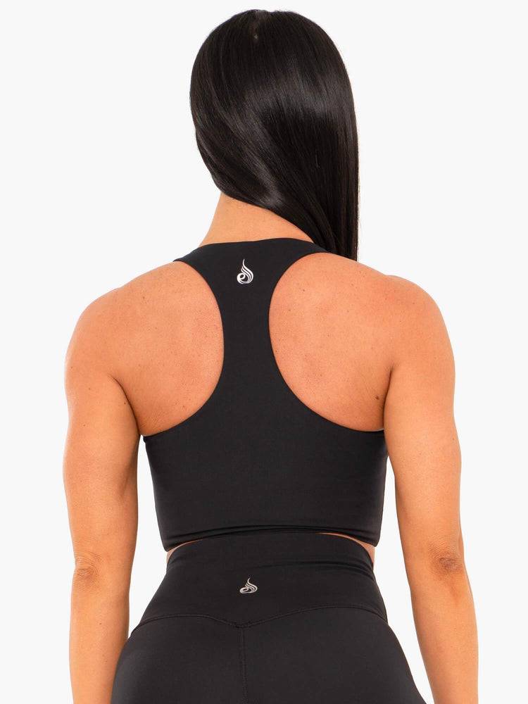 Women's Ryderwear Women Sports Bra NKD Sports Bra Black | NZ2568KI