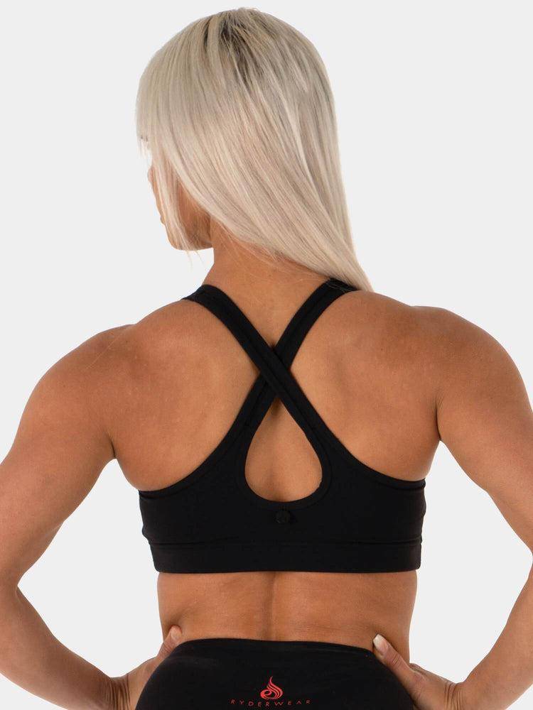 Women's Ryderwear Women Sports Bra Neonude Sports Bra Black Neon | NZ2381VD