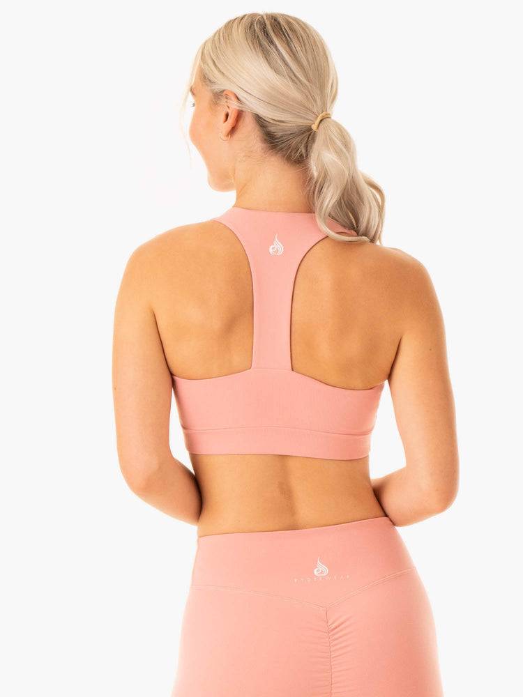 Women's Ryderwear Women Sports Bra Revival Sports Bra Pink | NZ2266UT