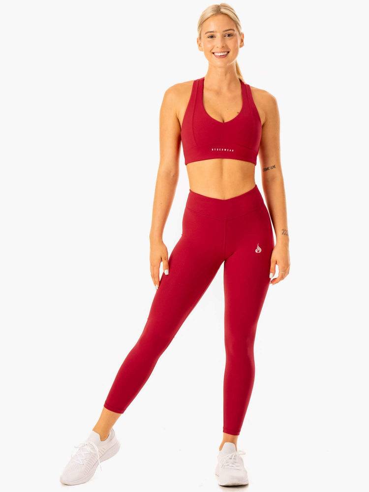 Women's Ryderwear Women Sports Bra Revival Sports Bra Red | NZ2275HK