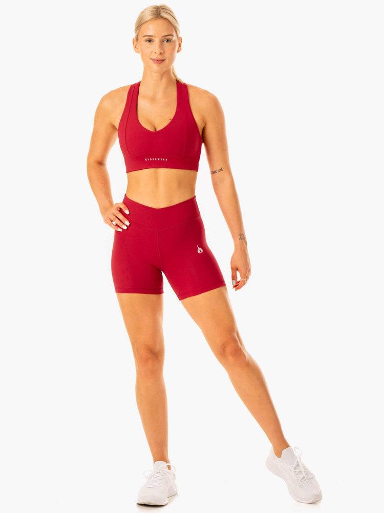 Women's Ryderwear Women Sports Bra Revival Sports Bra Red | NZ2275HK