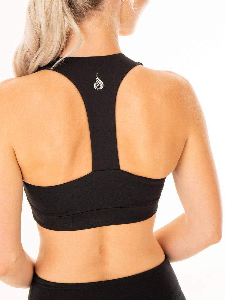 Women's Ryderwear Women Sports Bra Revival Sports Bra Black | NZ2369OR