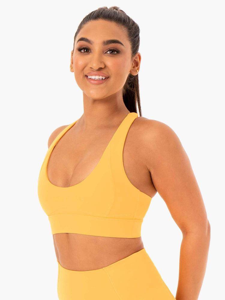 Women's Ryderwear Women Sports Bra Sola Sports Bra Mango | NZ2448IS