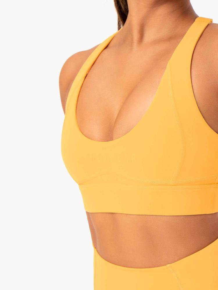 Women's Ryderwear Women Sports Bra Sola Sports Bra Mango | NZ2448IS