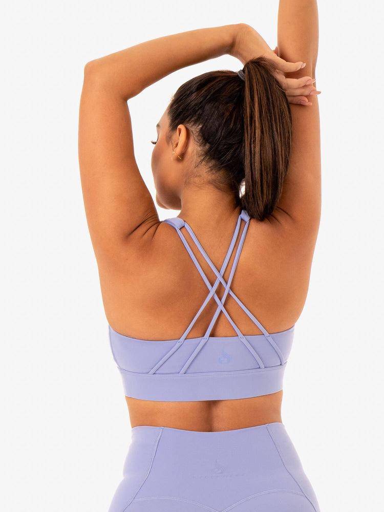 Women's Ryderwear Women Sports Bra Sola Sports Bra Purple | NZ2451TV