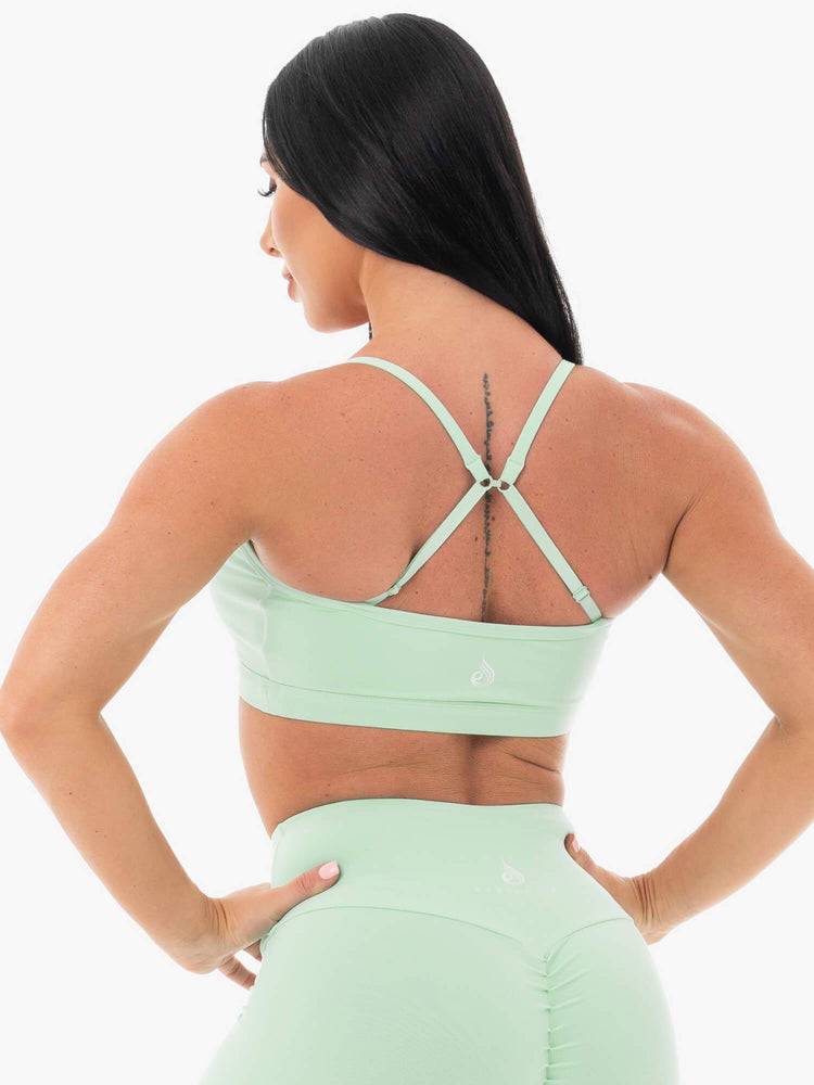 Women's Ryderwear Women Sports Bra Staples Sports Bra Mint | NZ2325QZ