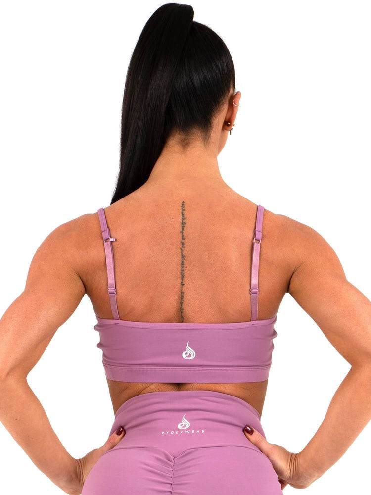 Women's Ryderwear Women Sports Bra Staples Sports Bra Purple | NZ2525OR