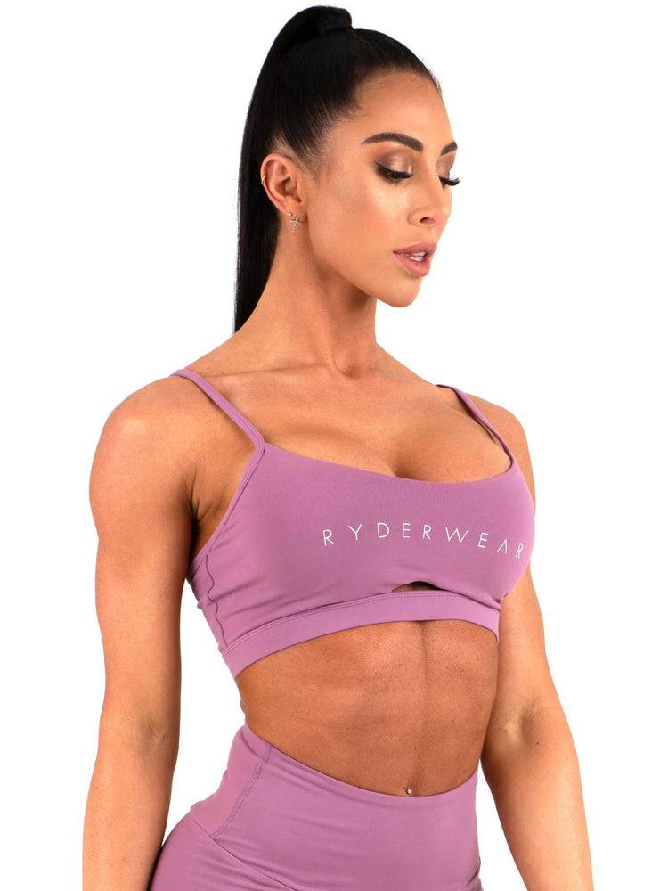 Women's Ryderwear Women Sports Bra Staples Sports Bra Purple | NZ2525OR