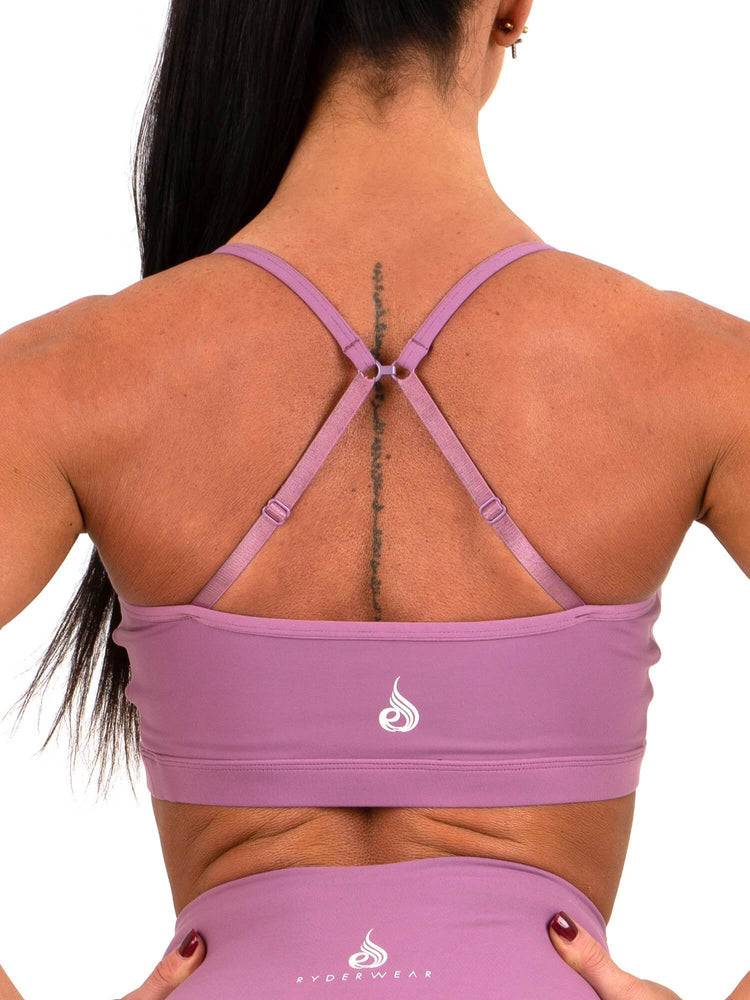 Women's Ryderwear Women Sports Bra Staples Sports Bra Purple | NZ2525OR