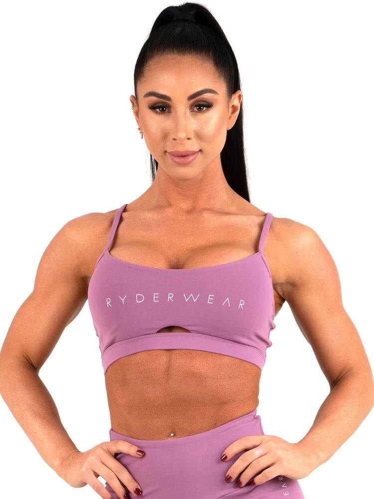 Women\'s Ryderwear Women Sports Bra Staples Sports Bra Purple | NZ2525OR