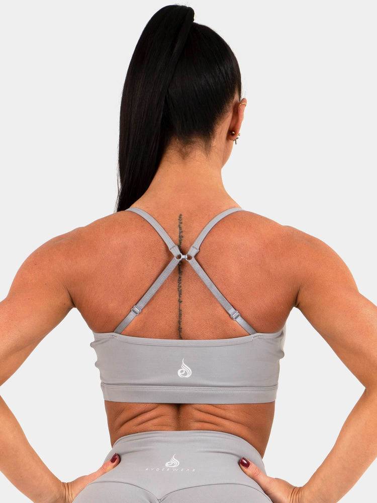 Women's Ryderwear Women Sports Bra Staples Sports Bra Grey | NZ2540ZG