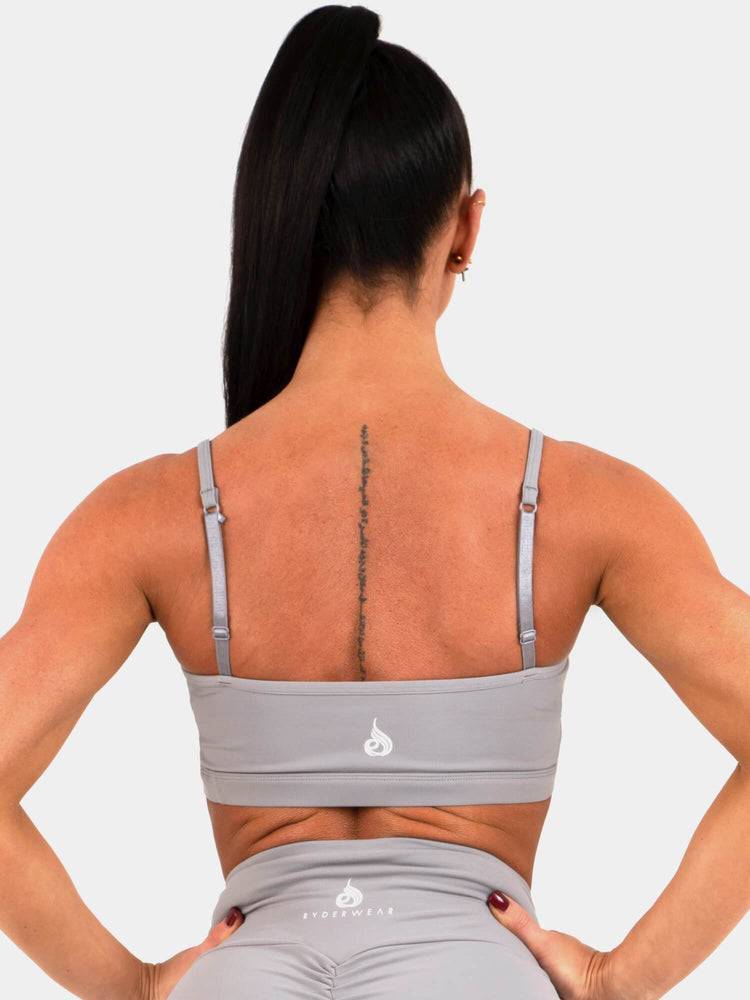 Women's Ryderwear Women Sports Bra Staples Sports Bra Grey | NZ2540ZG