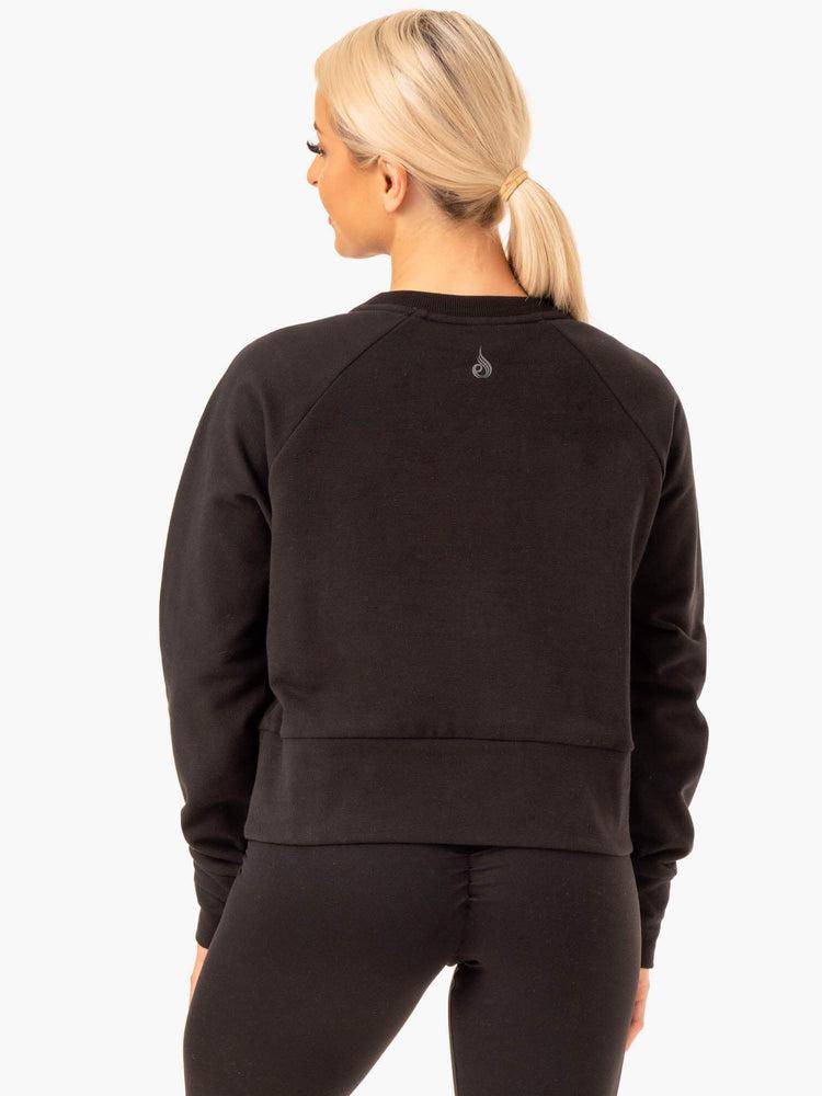 Women's Ryderwear Women Sweaters Motion Sweaters Black | NZ2621JJ