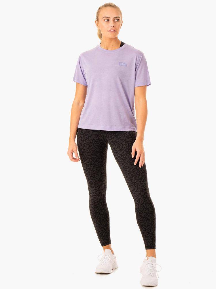 Women's Ryderwear Women T Shirts Rotation T Shirts Iris | NZ2768DN