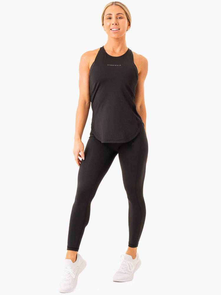 Women's Ryderwear Women Tanks Elite Mesh Training Tanks Black | NZ2909FM