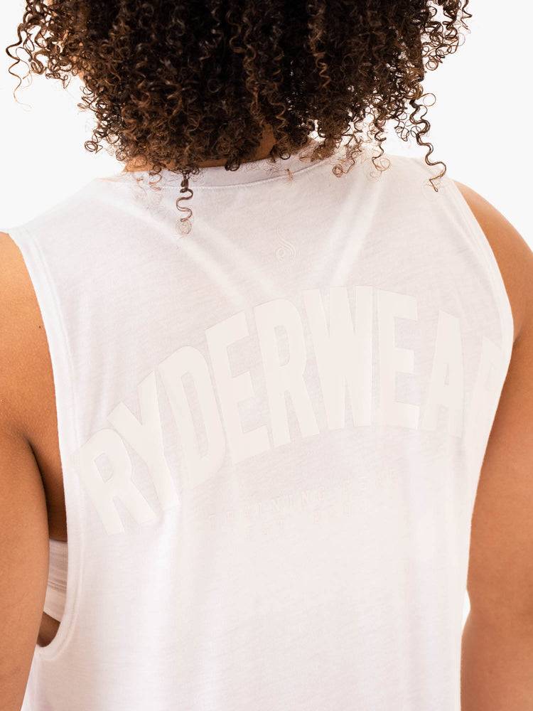 Women's Ryderwear Women Tanks Emerge Training Tanks White | NZ2836HK