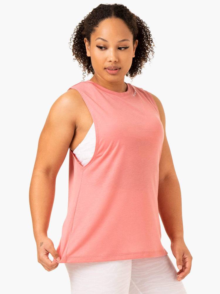 Women's Ryderwear Women Tanks Emerge Training Tanks Pink | NZ2865TV