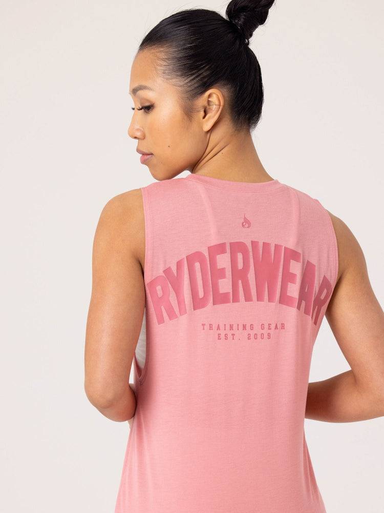 Women\'s Ryderwear Women Tanks Emerge Training Tanks Pink | NZ2865TV