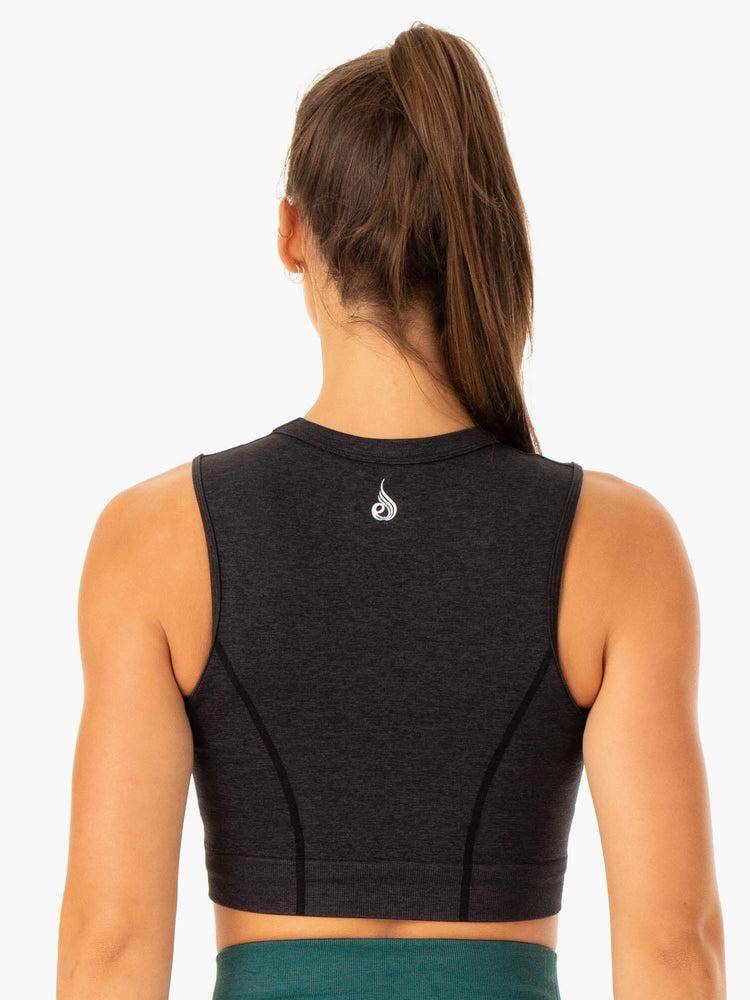 Women's Ryderwear Women Tanks Enhance Seamless Tanks Black | NZ2976JJ