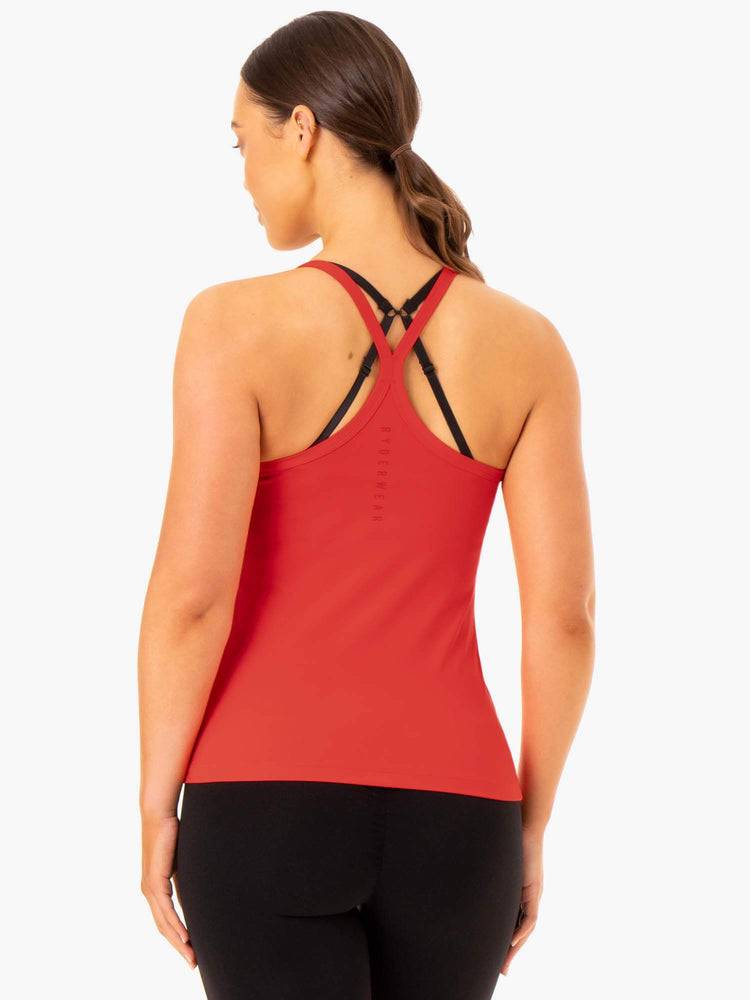 Women's Ryderwear Women Tanks Foundation Training Tanks Red | NZ2925HK