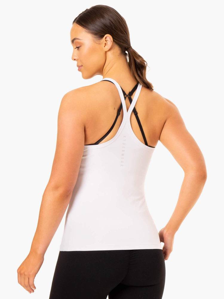 Women's Ryderwear Women Tanks Foundation Training Tanks White | NZ2939WY