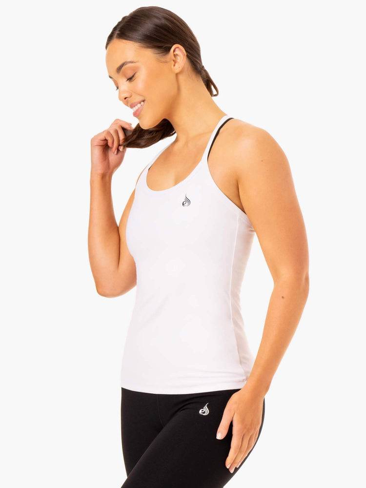 Women's Ryderwear Women Tanks Foundation Training Tanks White | NZ2939WY