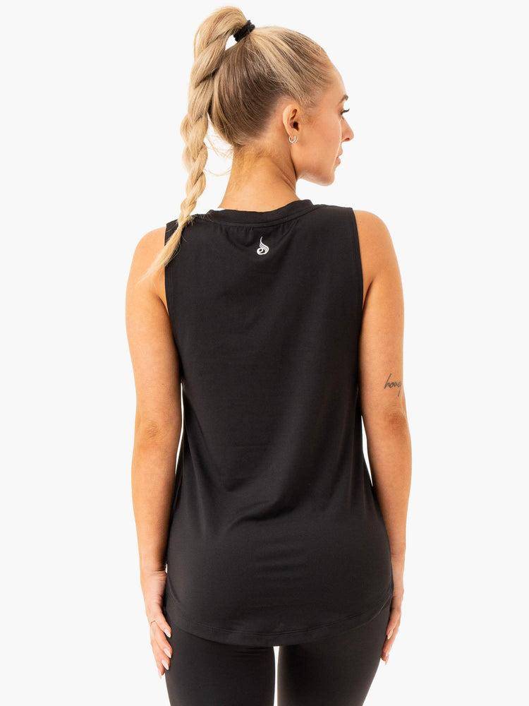 Women's Ryderwear Women Tanks Freedom Training Tanks Black | NZ2883DN