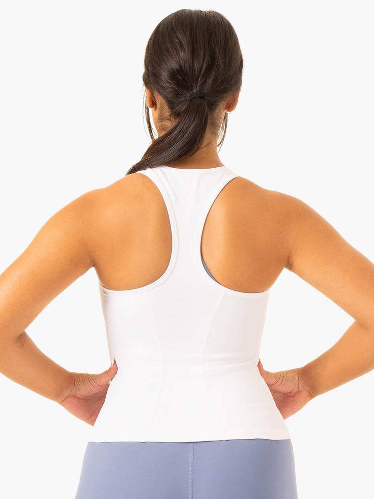 Women's Ryderwear Women Tanks NKD Frame Tanks White | NZ2875XF