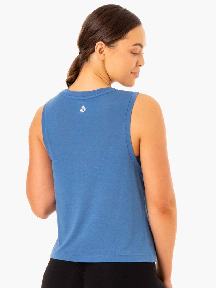 Women's Ryderwear Women Tanks Replay Tanks Blue | NZ2872BC