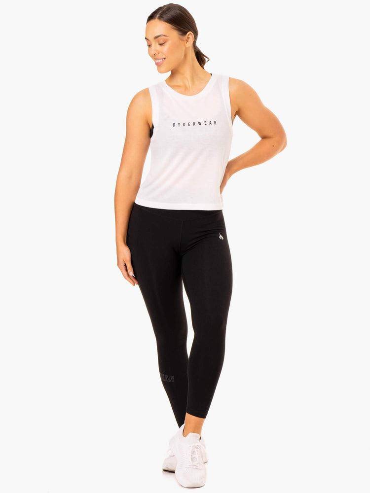 Women's Ryderwear Women Tanks Replay Tanks White | NZ2923MA